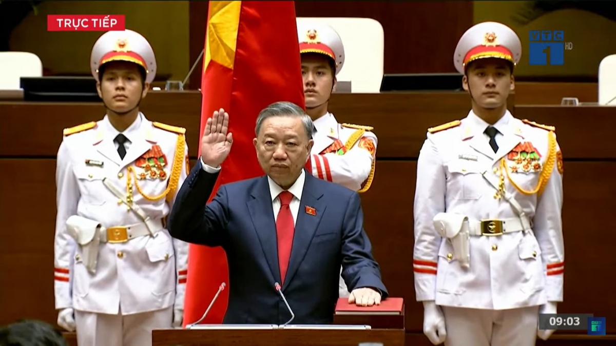 Trực tiếp: Chủ tịch nước Tô Lâm tuyên thệ nhậm chức